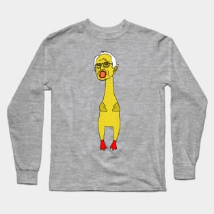 Rubber Chicken Bernie Long Sleeve T-Shirt